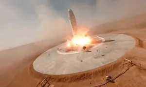 Tên lửa tái sử dụng của Trung Quốc nổ tung khi hạ cánh